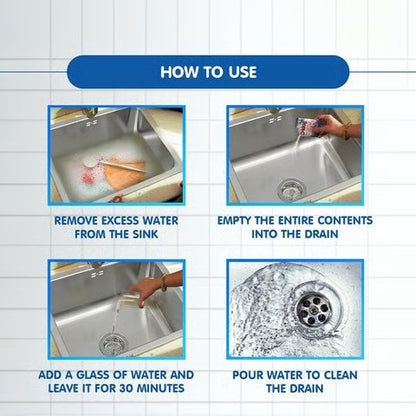 Drain Blockage Cleaner Sink Cleaner Powder